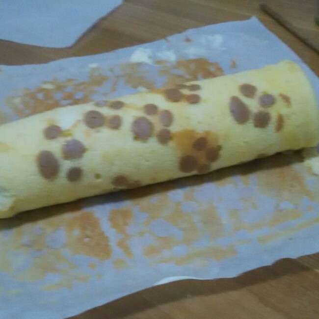 萌爪爪奶油蛋糕卷——萌翻你哦