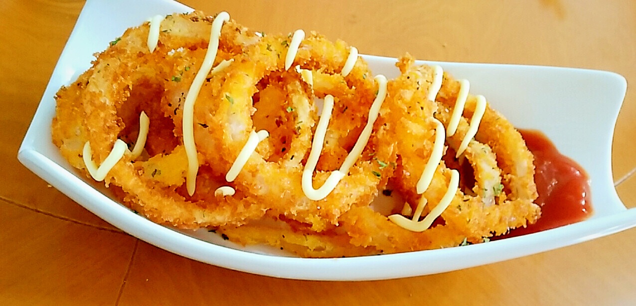 风味小吃炸洋葱圈