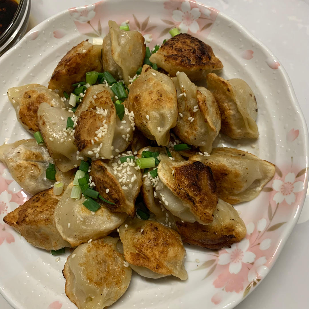 速冻饺子版煎饺
