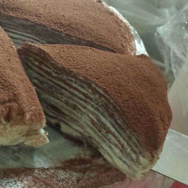 巧克力千层可丽饼