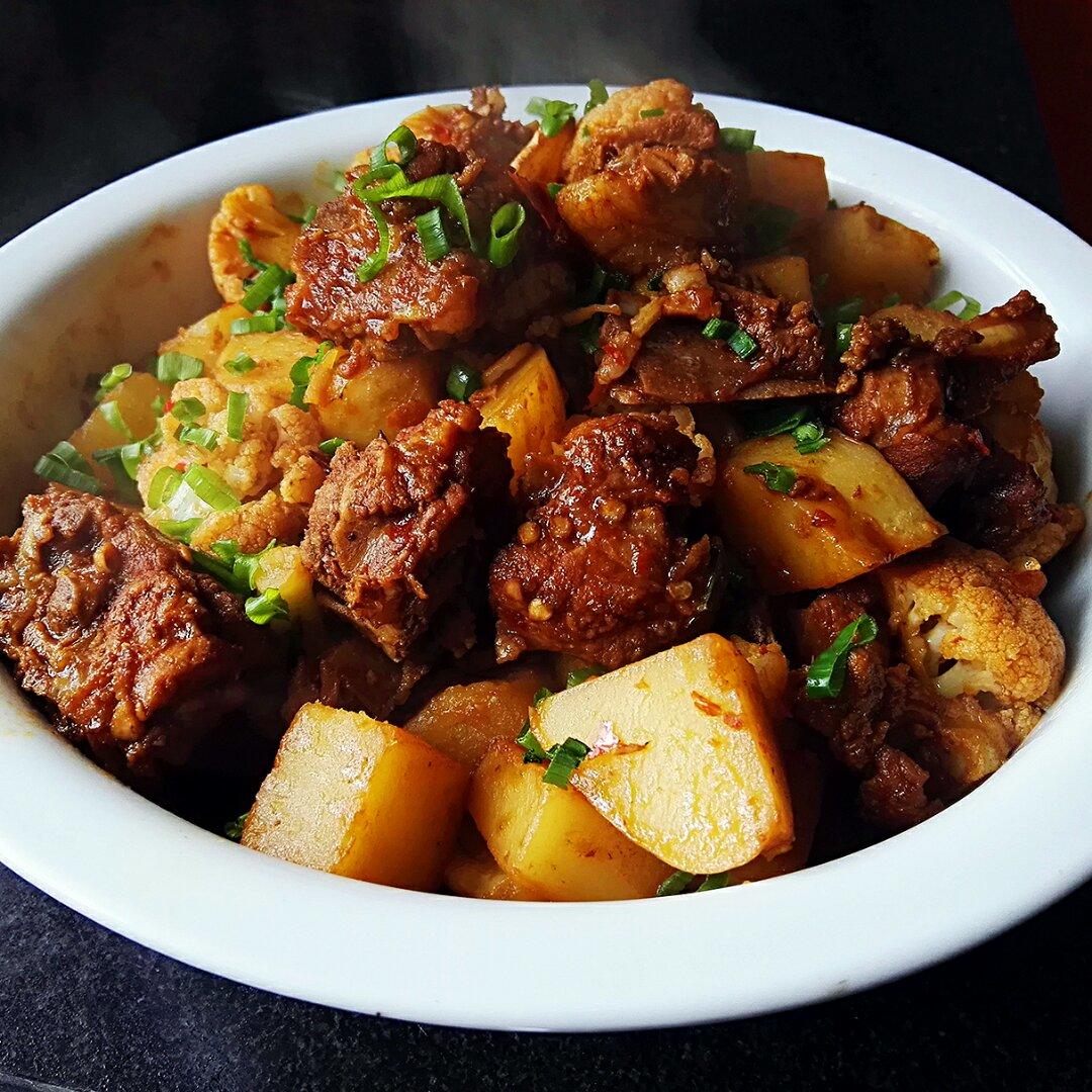 冬虫@memory做的排骨炖土豆