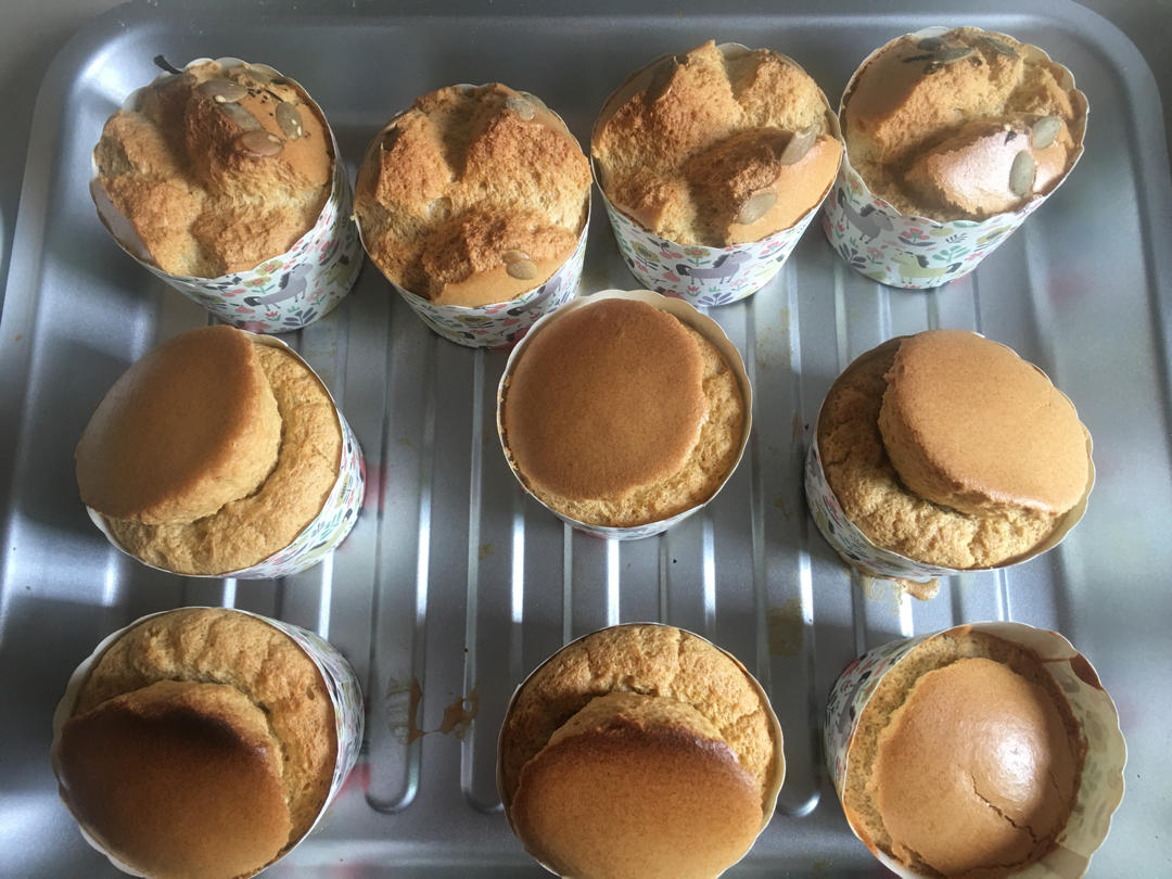 纸杯蛋糕 8寸戚风蛋糕的量