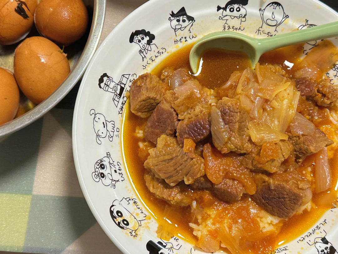 番茄炖牛腩（电压力锅版）