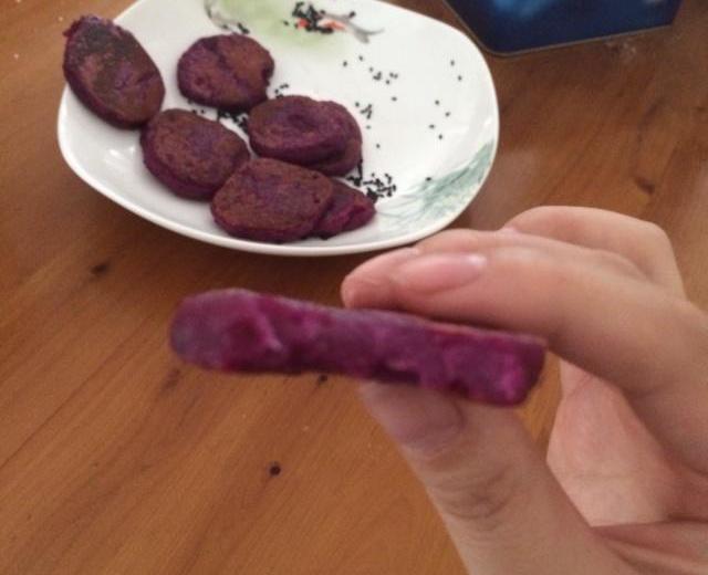 紫薯奶酪饼（宝宝快手饭）的做法