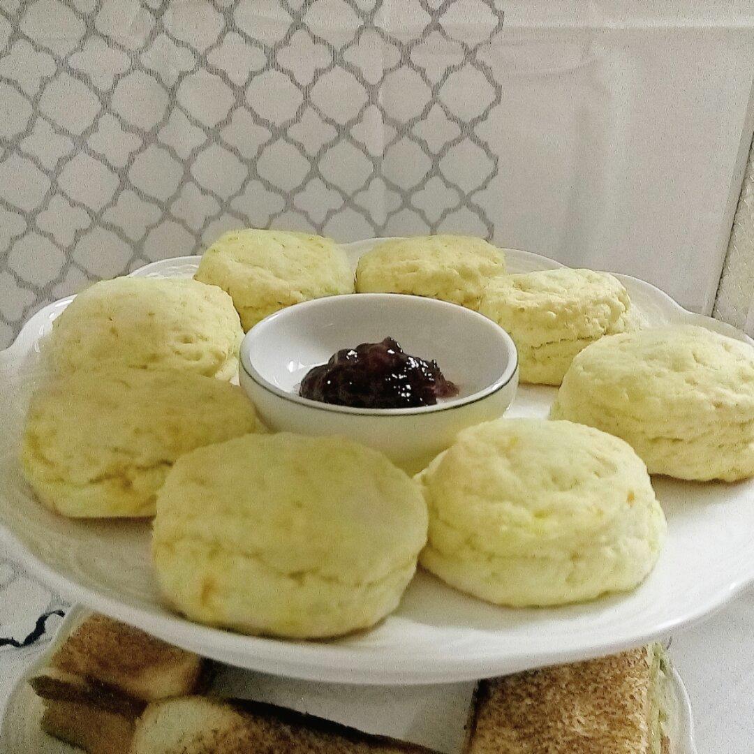 橙香淡奶油司康