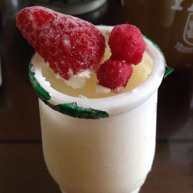 闹厨房的兔子桑做的frozen yogurt冻酸奶