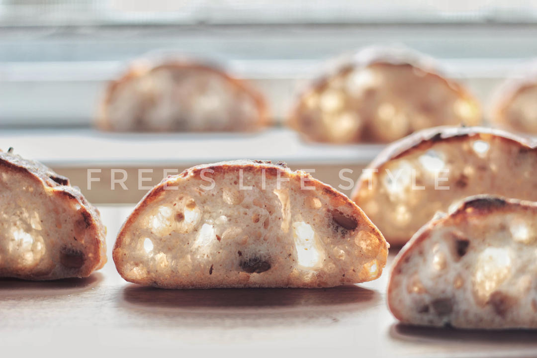 易上手的硬欧 黑麦碧根果面包