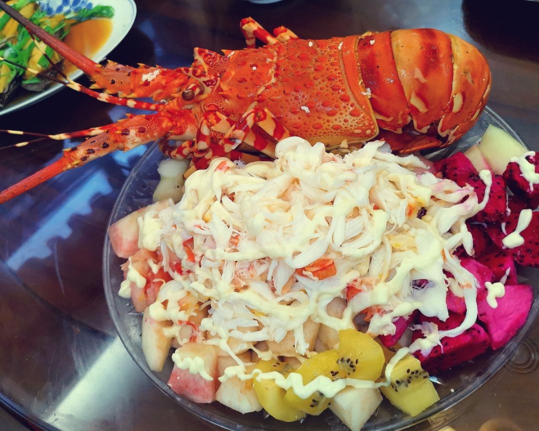 水果沙拉龙虾