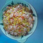 玉米炒虾仁