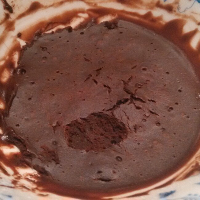 1分钟微波炉布朗尼brownie