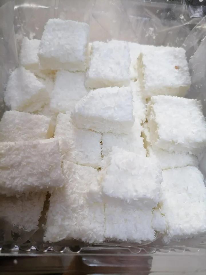 椰丝牛奶小方--椰浆版