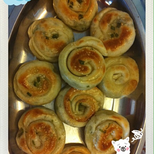 香煎葱油饼