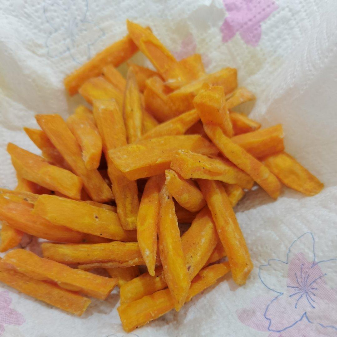 油炸红薯条