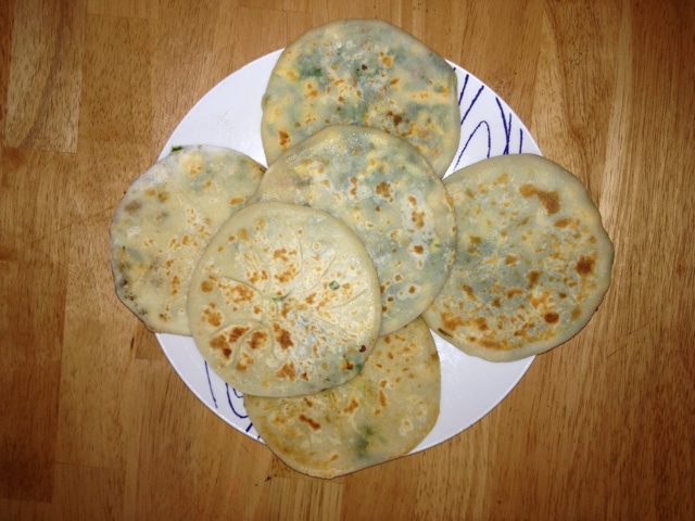 韭菜鸡蛋馅饼