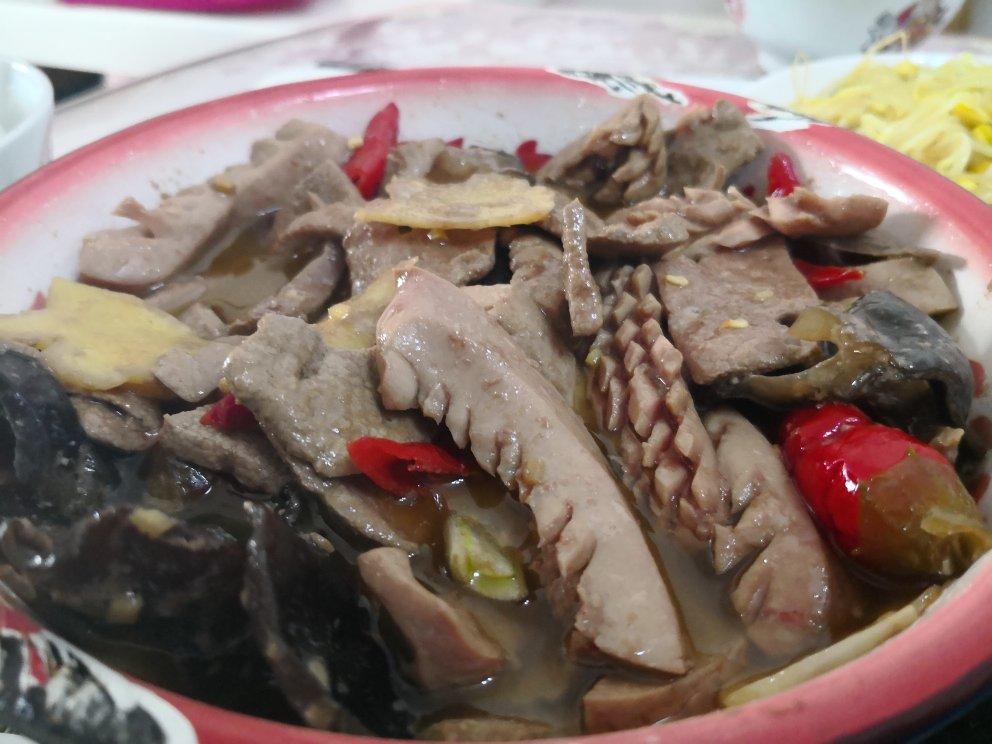 泡椒肝腰合炒