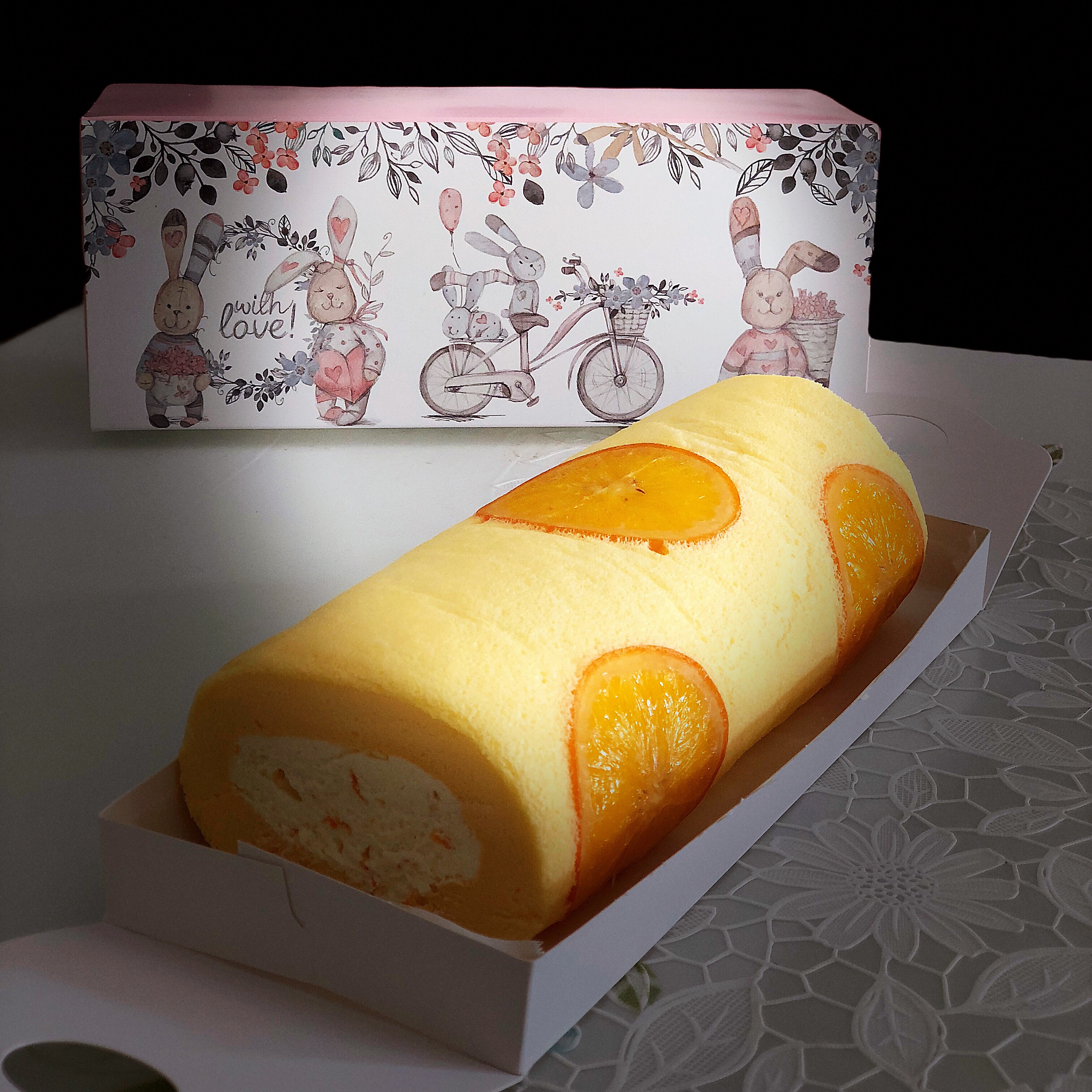 香橙🍊奶油蛋糕卷的做法