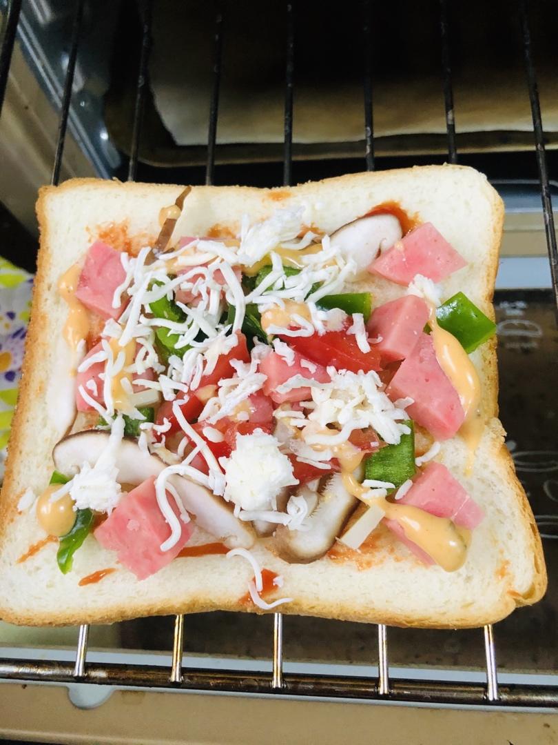 超好吃面包披萨🍕