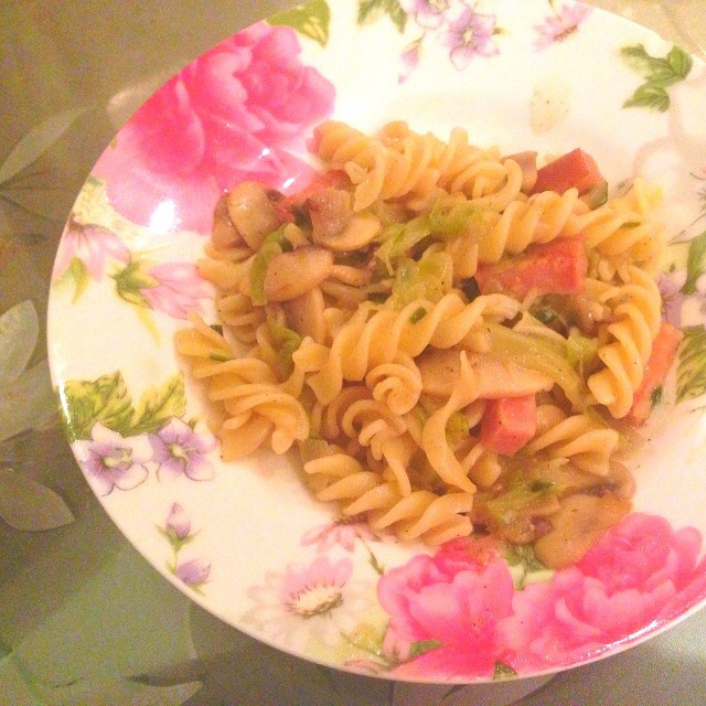 培根蘑菇意面 paste conze