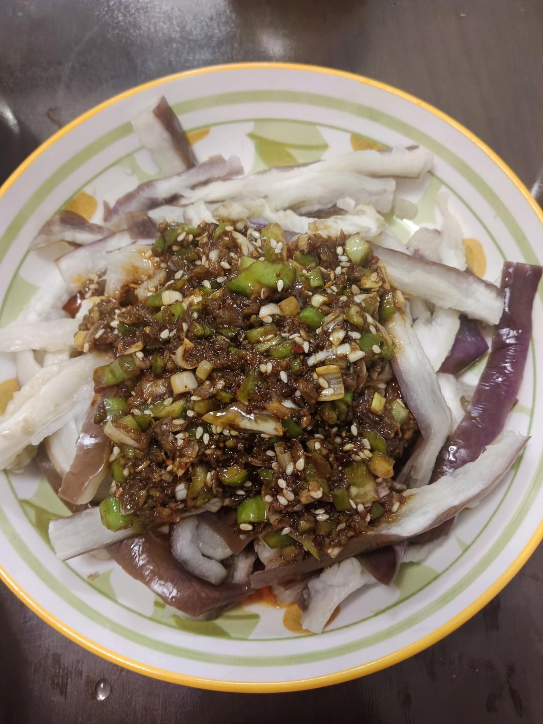蒜泥茄子（蒸）
