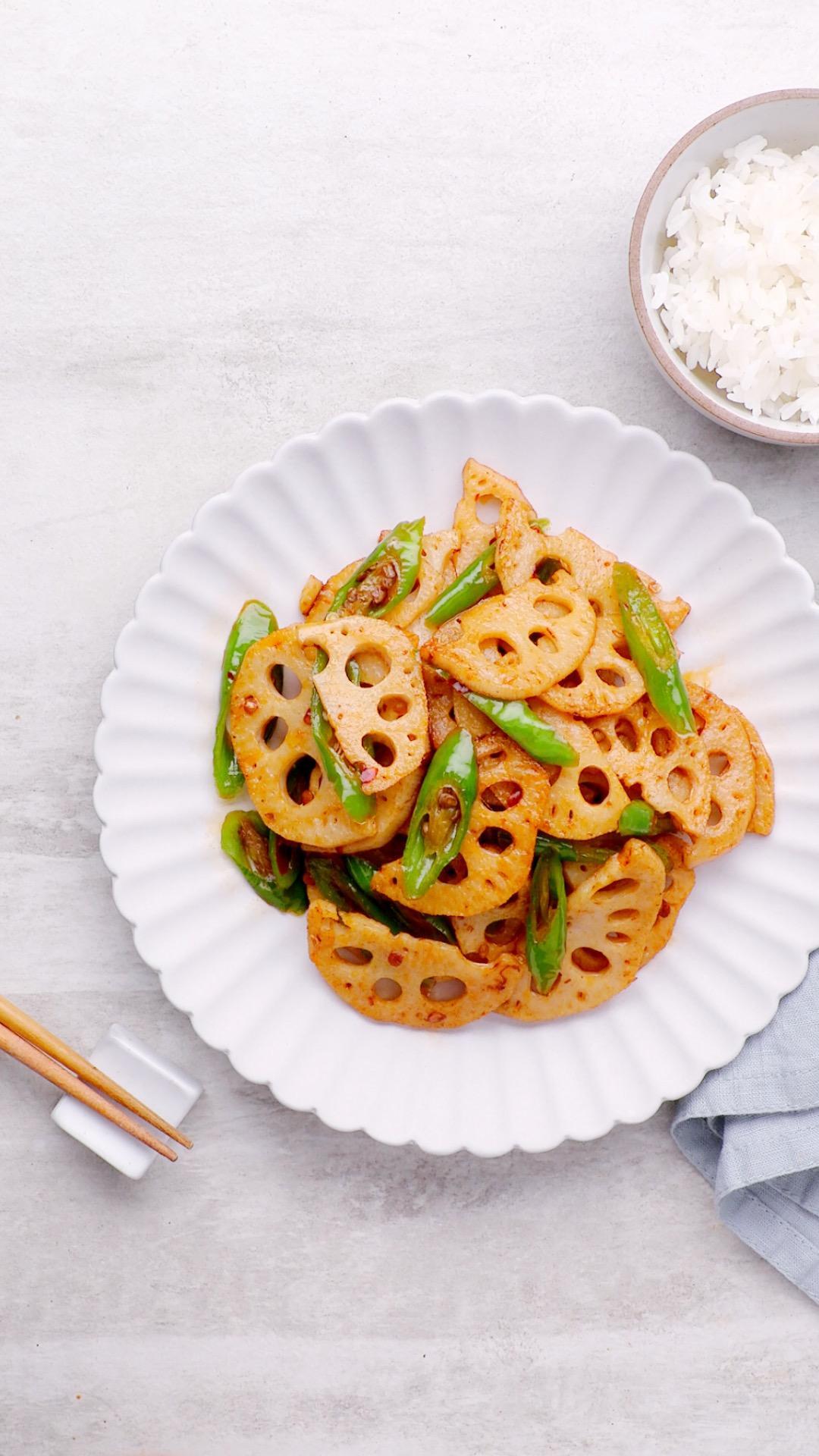 回锅藕片的做法