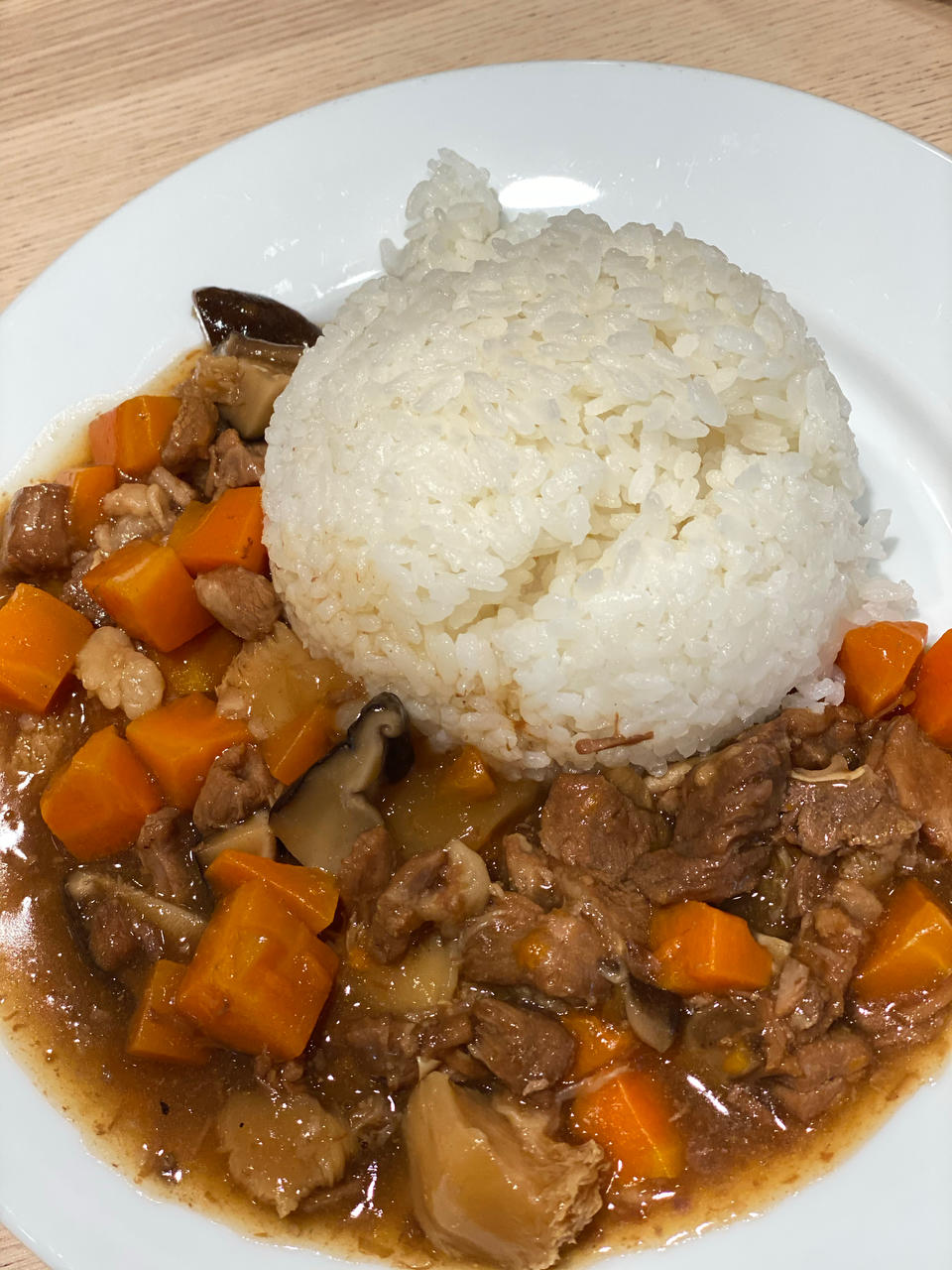 家庭版咖喱牛肉饭