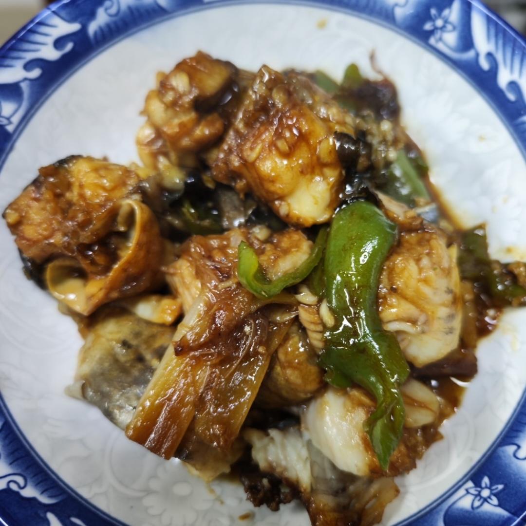 红烧鮰鱼懒人烧法（不用开油锅）味道灵的不得了