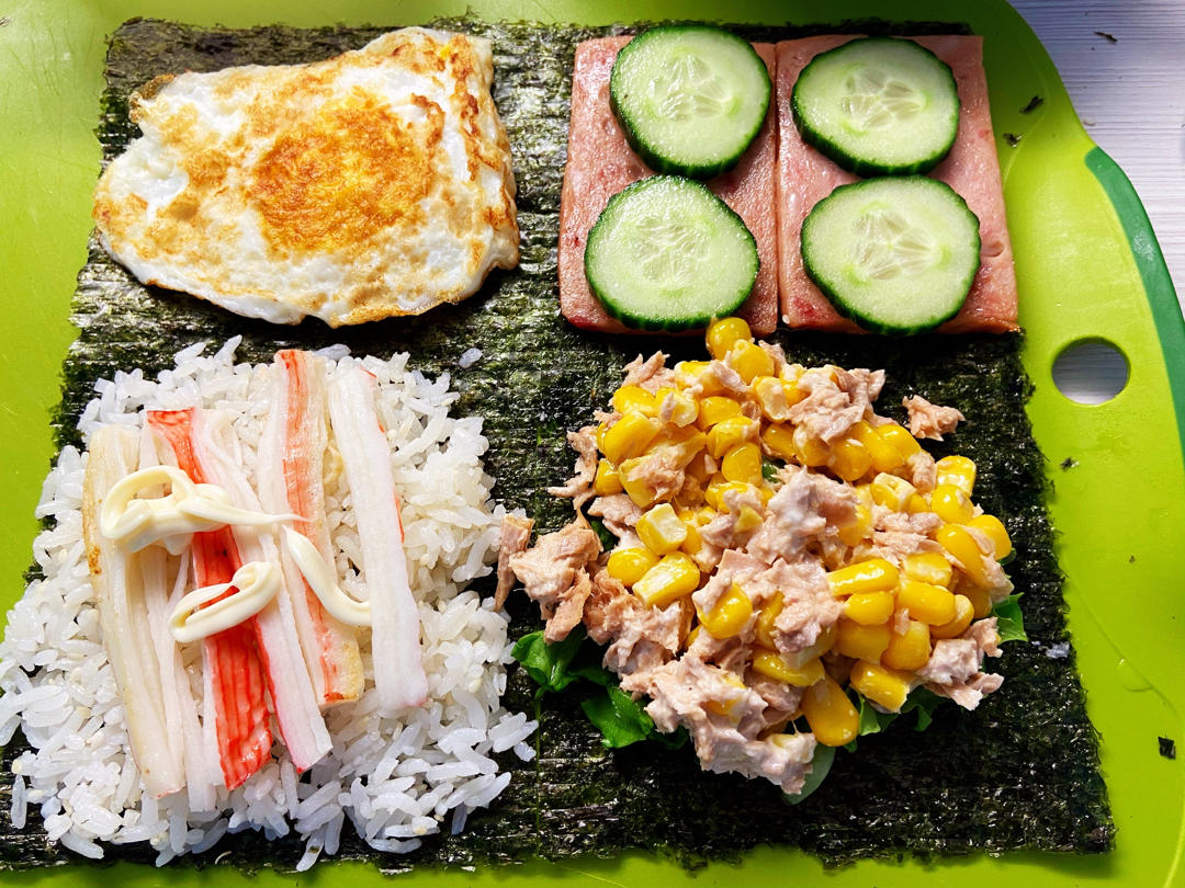 火爆ins～折叠紫菜包饭太有趣了（糊弄猛男的便当）