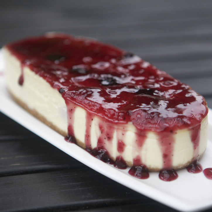 《Tinrry下午茶》教你做烤蓝莓重芝士蛋糕（6寸配方）