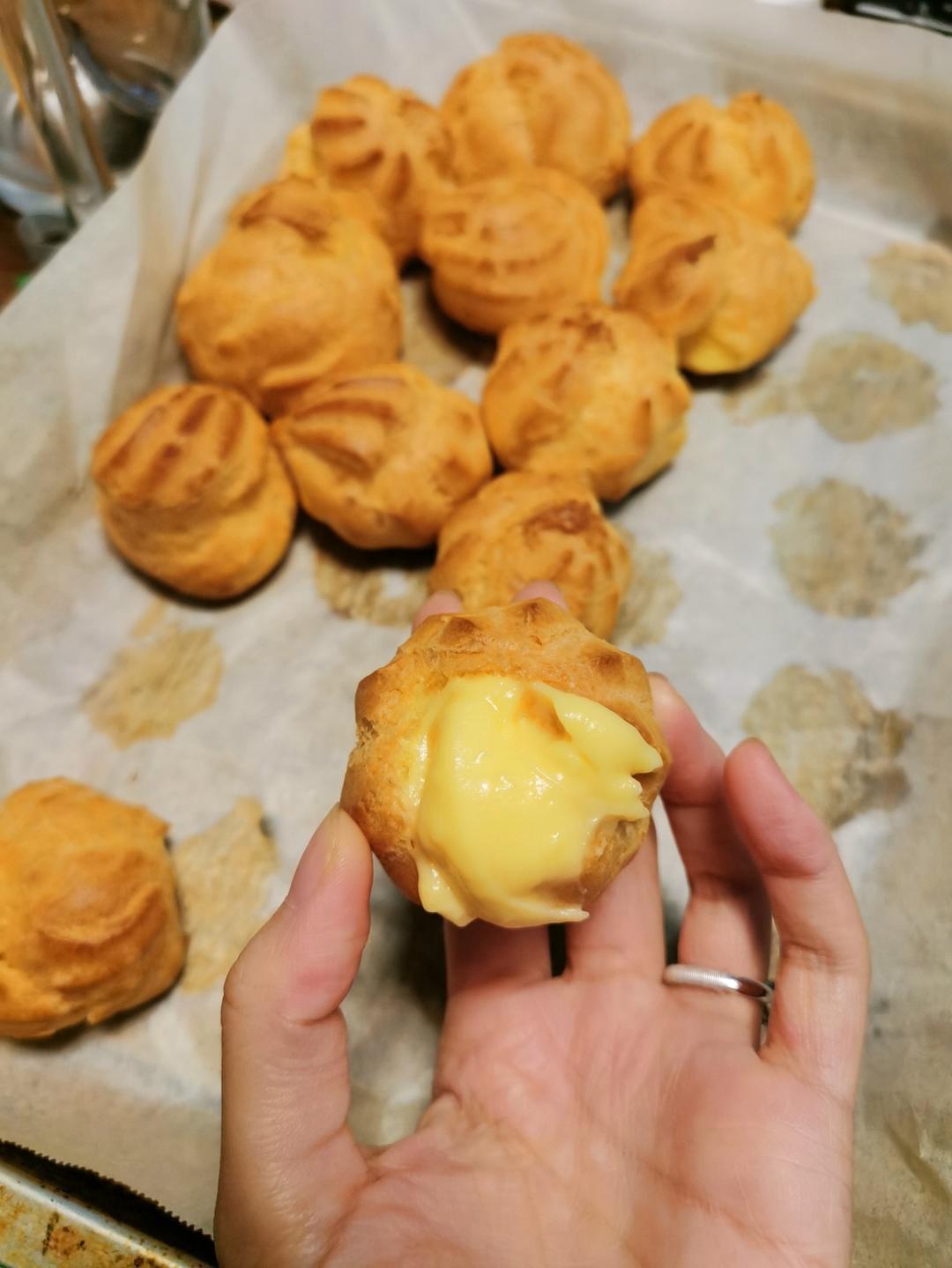 奶油泡芙（高筋面粉版）