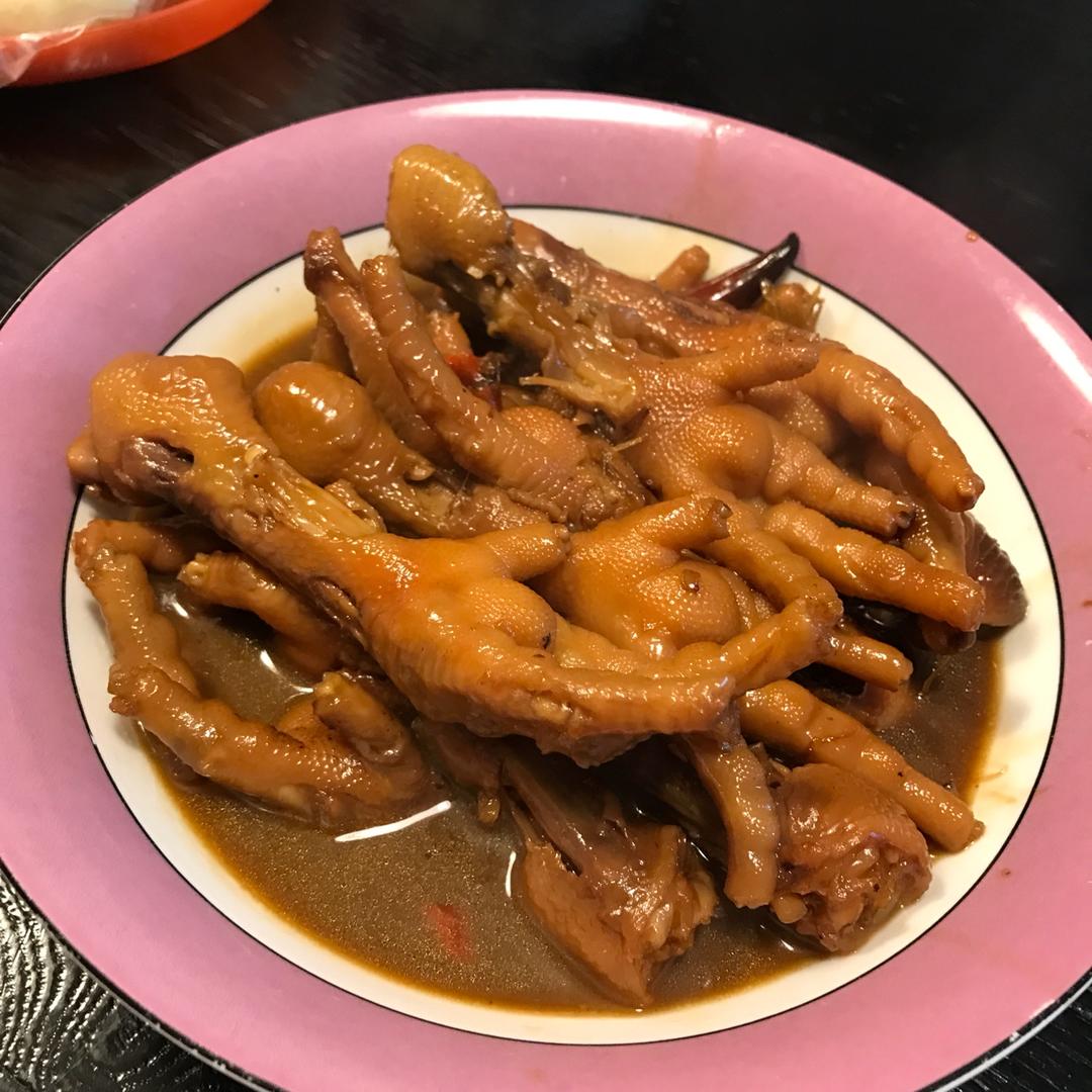 香辣卤鸡爪