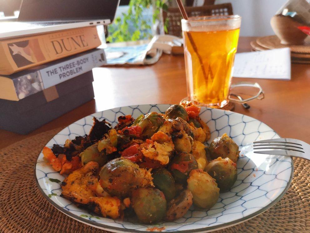 Keto Brussel sprout Omenlette