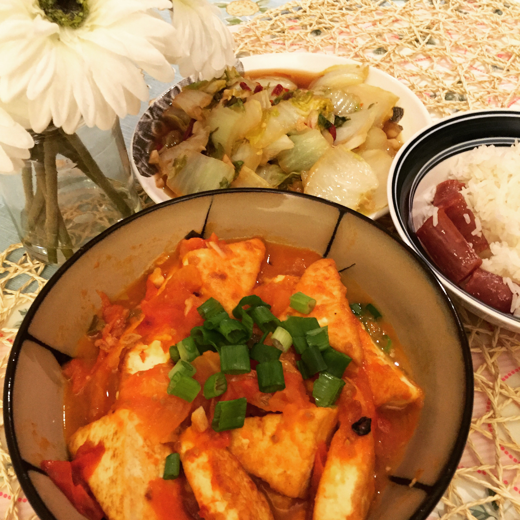西红柿烧豆腐