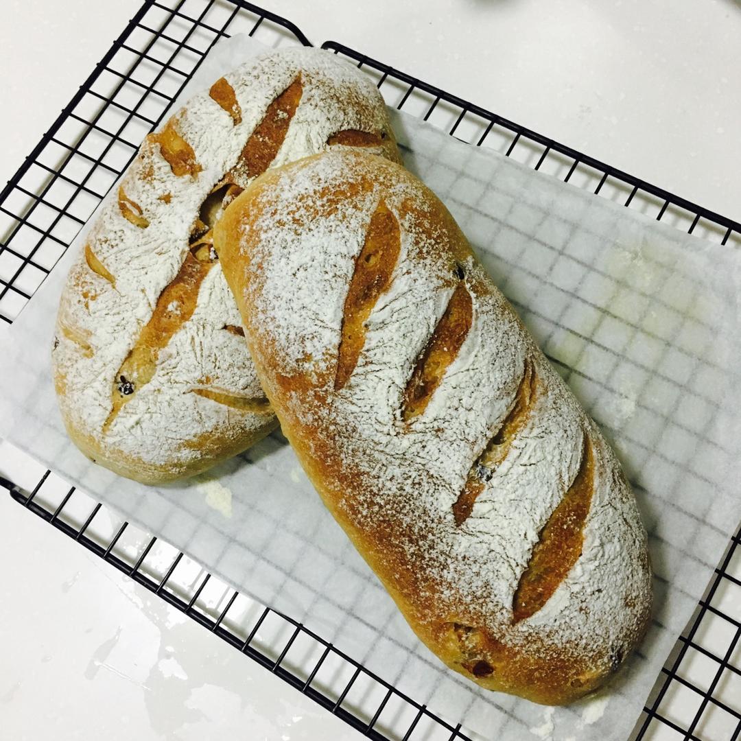 全麦核桃包～软欧包