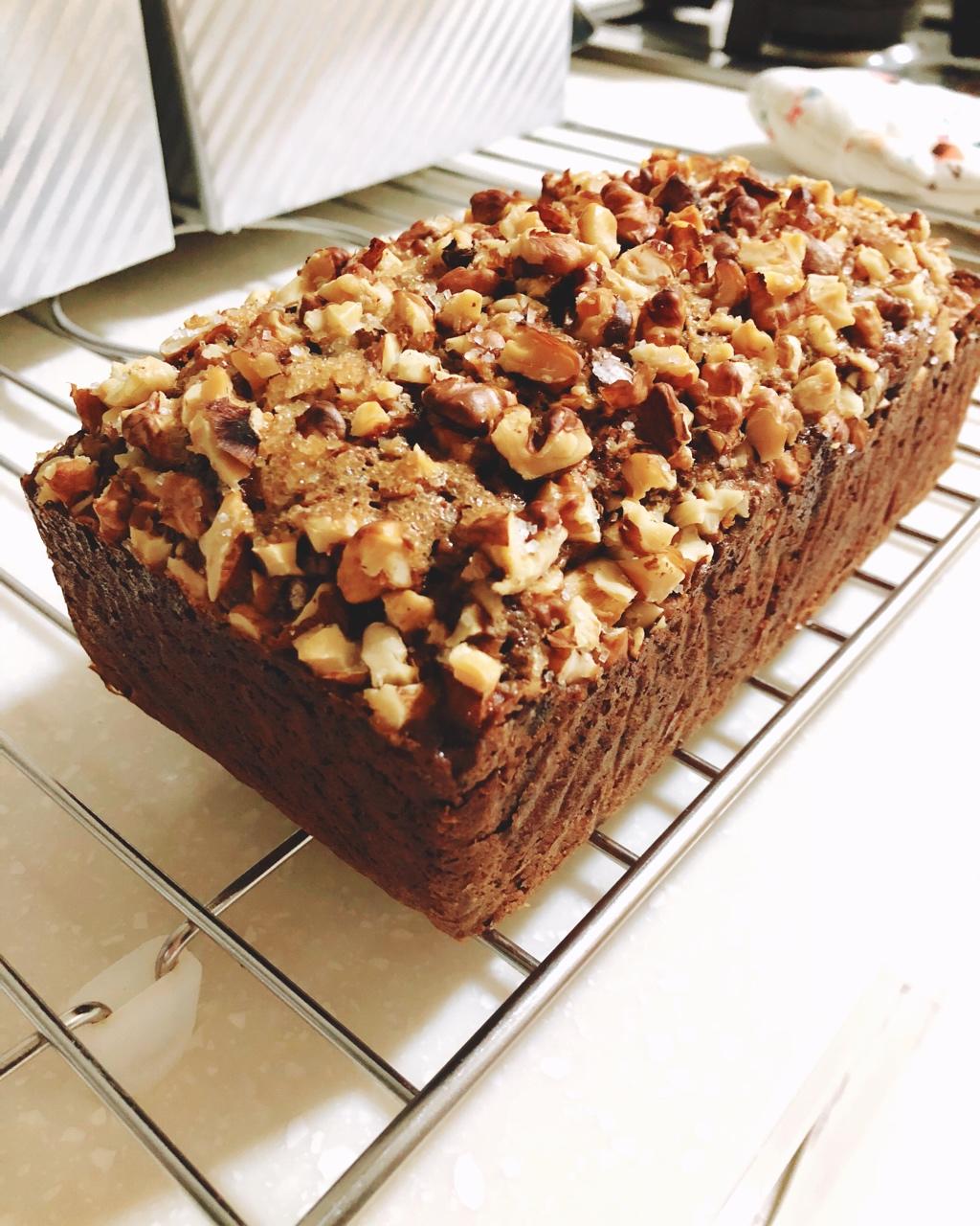 香蕉核桃磅蛋糕 Banana & Walnut Pound Cake