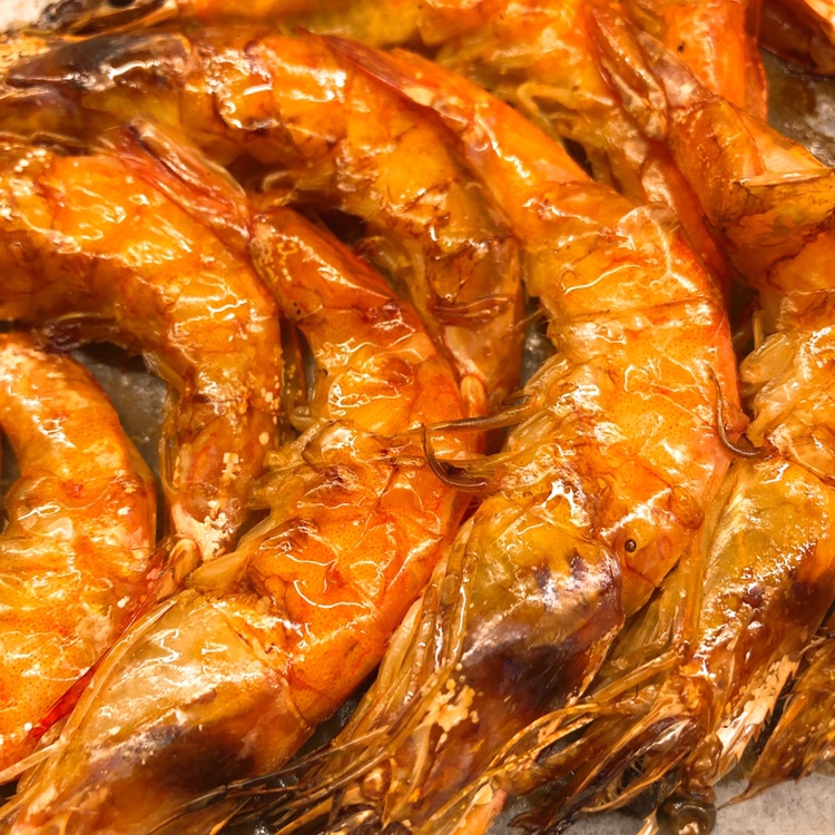 东芝微波炉烤脆虾~烤大虾也可以超级脆！的做法