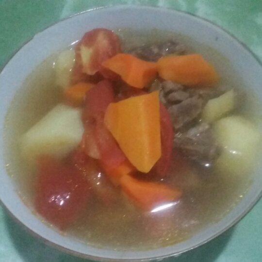 土豆番茄牛腩汤