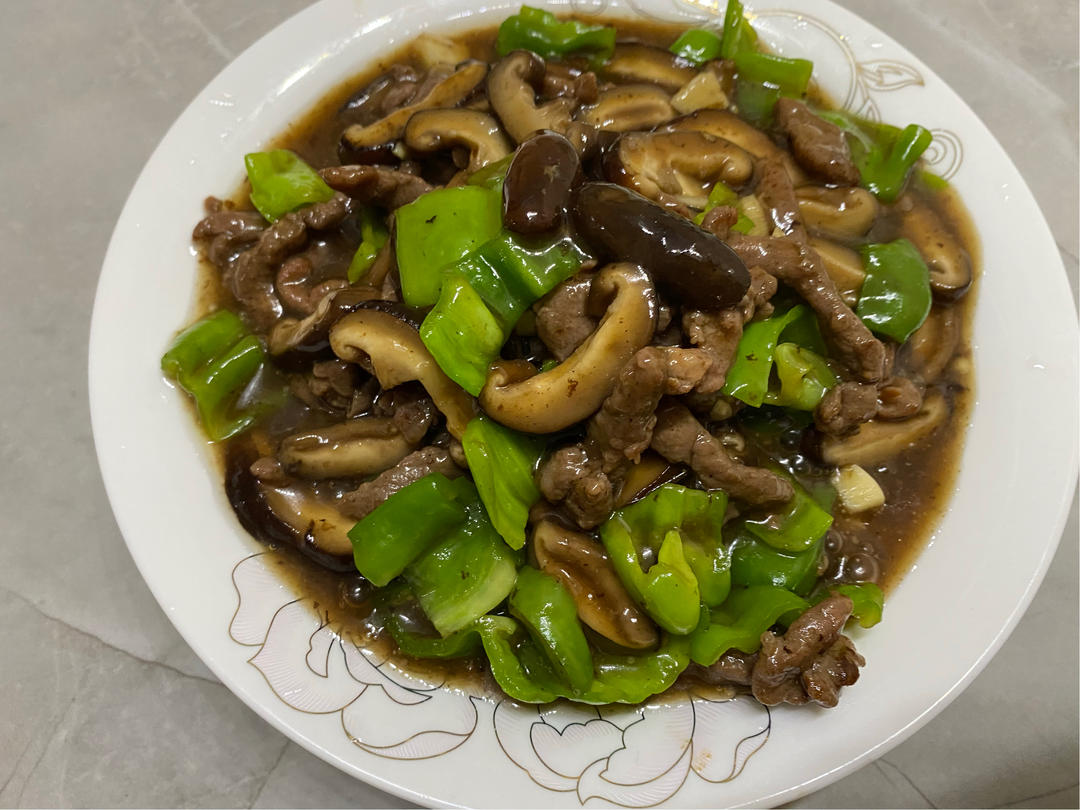 低脂高蛋白—香菇炒牛肉