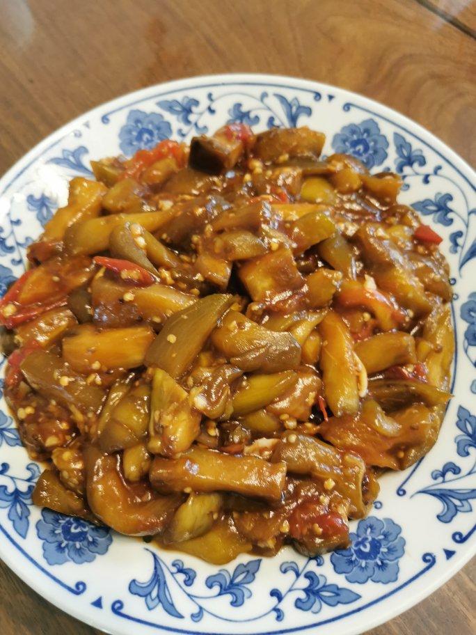 镝_7y8b做的低脂版蒜香茄条