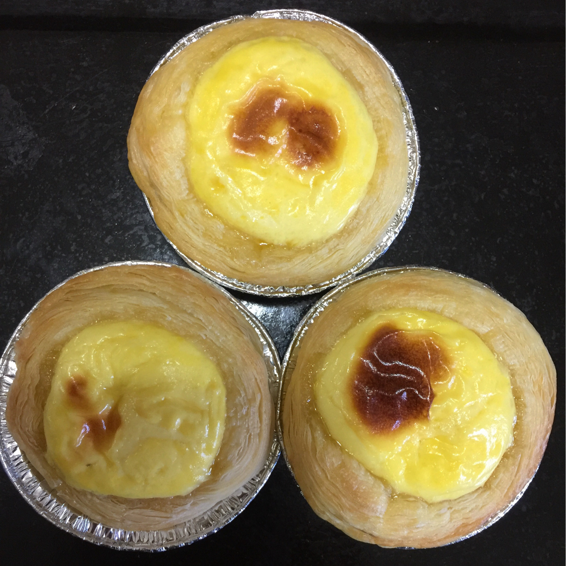 不加淡奶油蛋挞