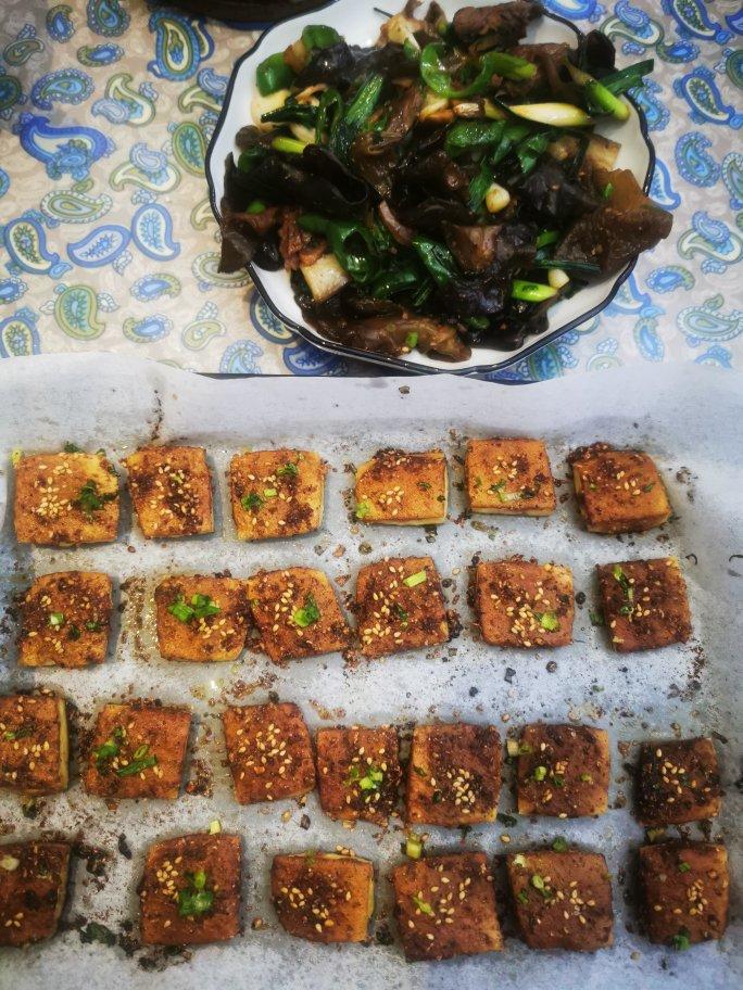 香辣快手烤豆腐