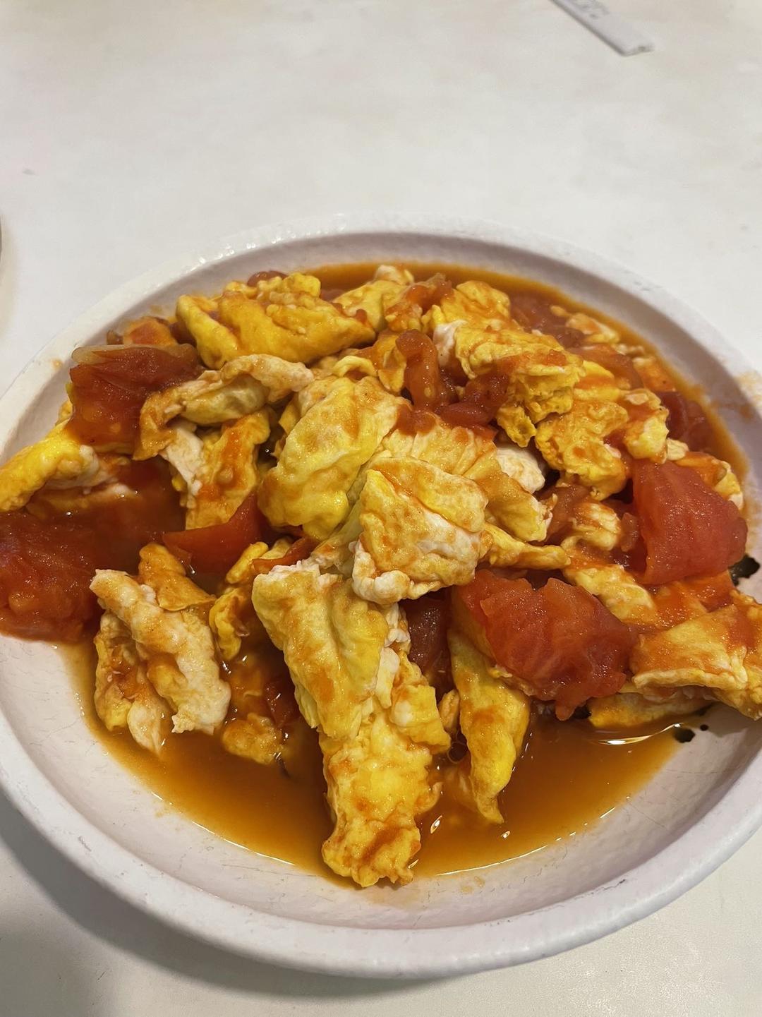 西红柿炒鸡蛋