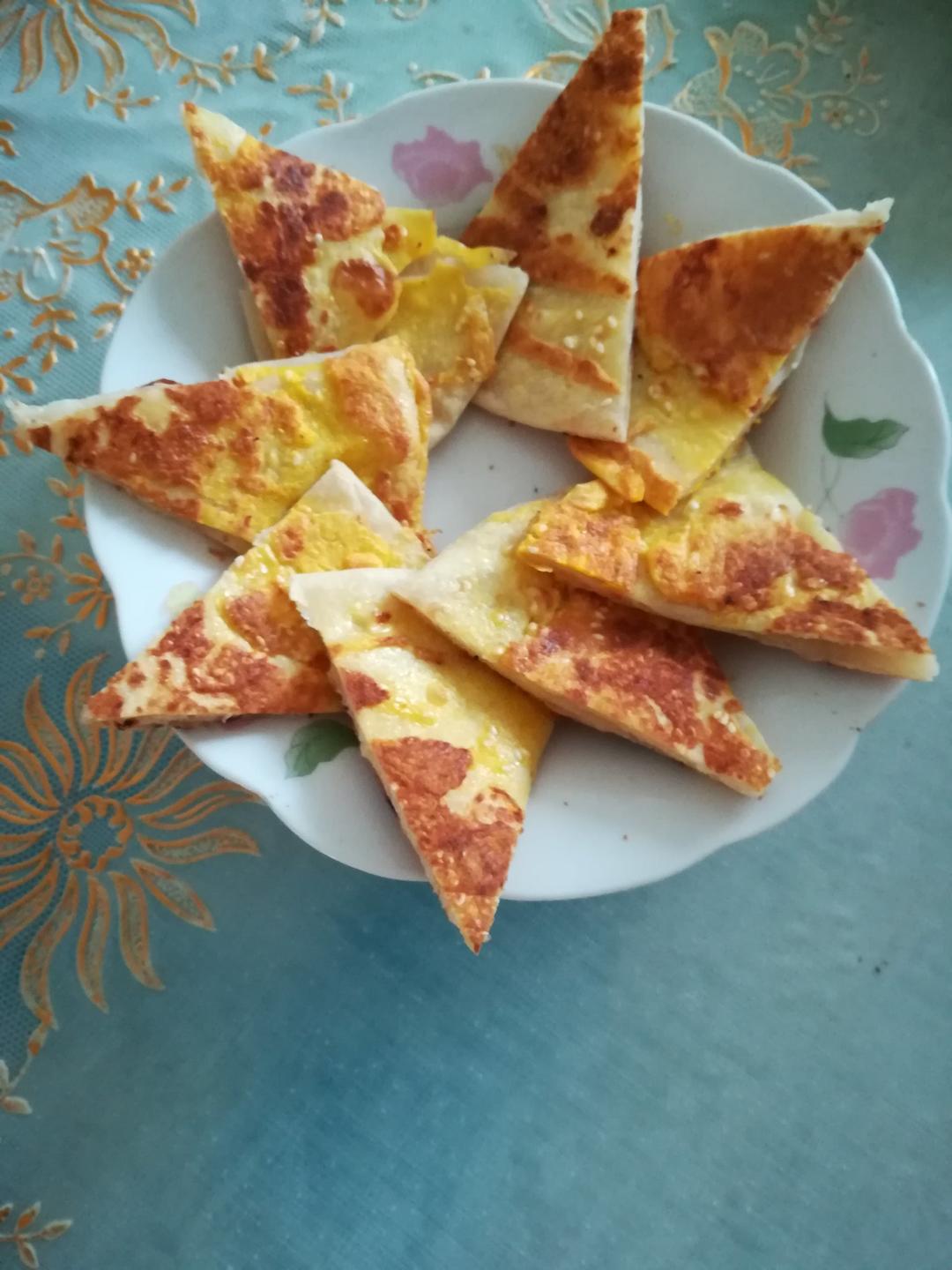 鸡蛋葱油饼                  （更新饼坯保存方法）