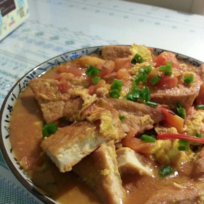 西红柿烧豆腐
