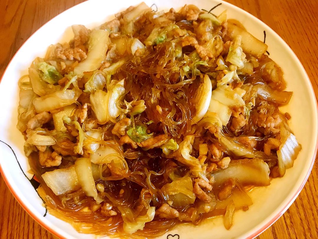 梦话-婷做的白菜炒粉丝