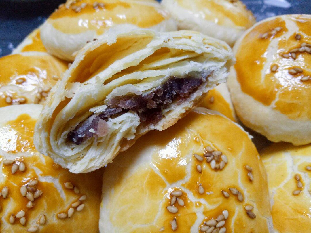 红豆沙千层酥 国庆中秋双节伴手礼不只有月饼 没蛋黄的蛋黄酥