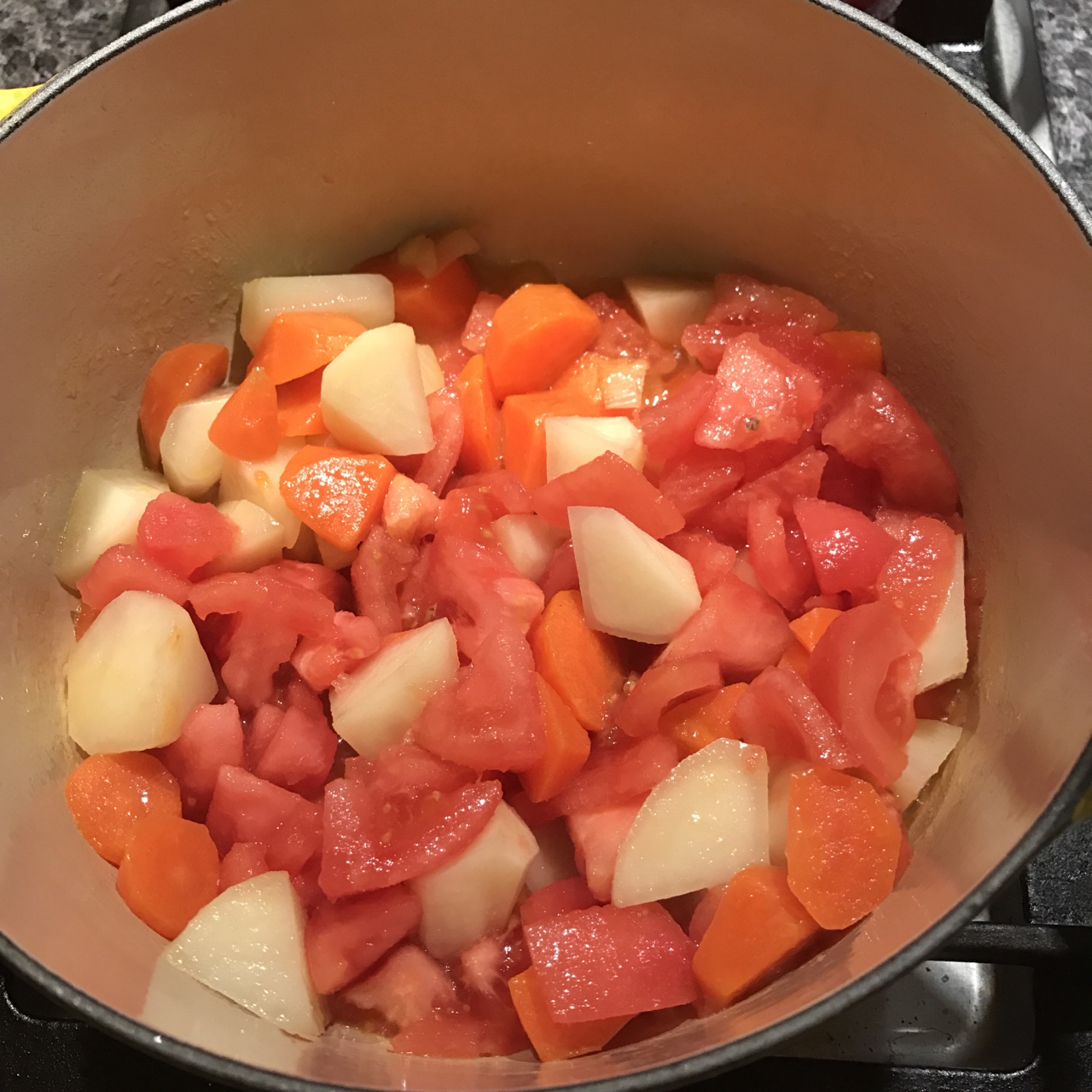 根茎蔬菜羊肉汤的做法 步骤5