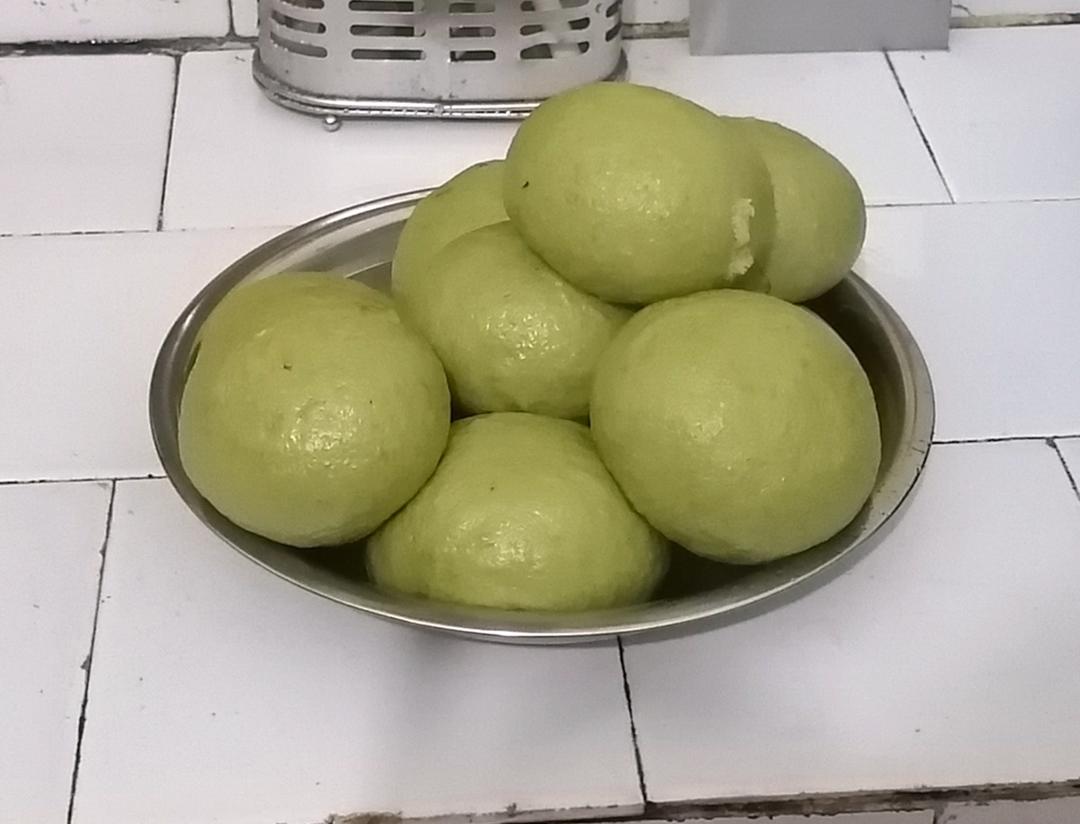 原创艾草花样馒头，花样包子（一次发酵法）