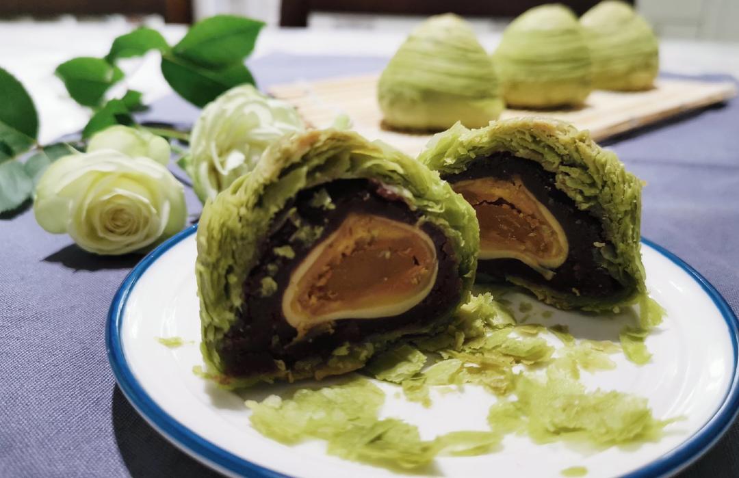 螺旋酥.蛋黄酥.-个人的技巧