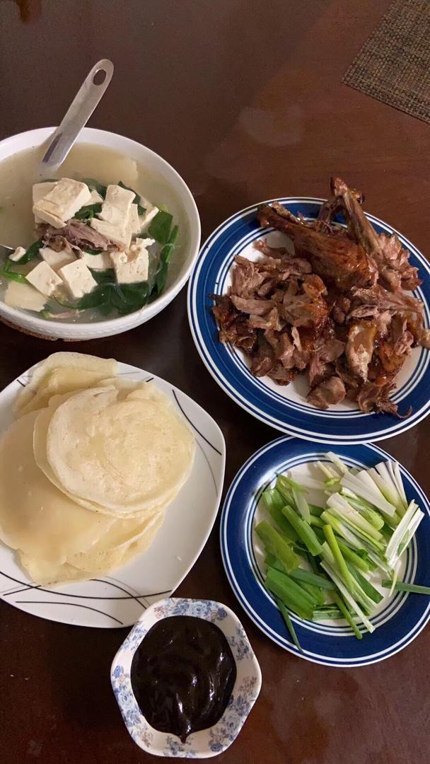 自制烤鸭（附荷叶饼制作方法）
