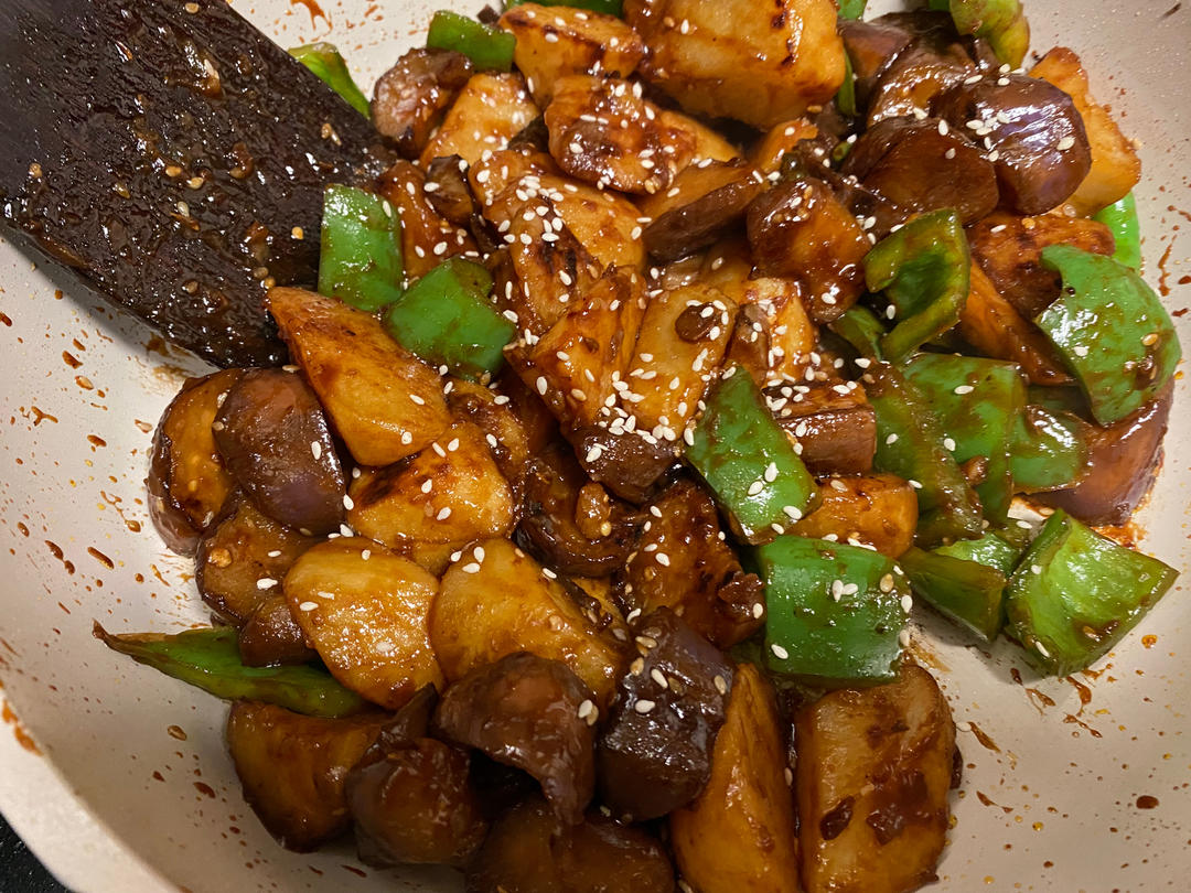 地三鲜(茄子土豆青椒)